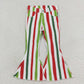 Baby Girl Christmas Stripes Bell Flare Denim Pants