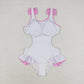 Baby Girl Popstick Tops One Piece Summer Pink Swimsuit