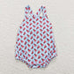 Baby Boy Girl Sibling Crawfish Sleeveless Bubble Romper