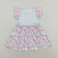 Baby Girl Easter Rabbits Sibling Dress Rompers