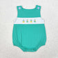 Baby Boy Embroidery Boats Sibling Summer Romper Set