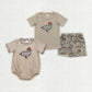 Baby Boy Embroidery Camo Ducks Sibling Brother Clothes Sets