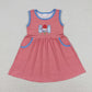 Baby Boy Girl Sibling Embroidery Popstick 4th Of July Dress Set