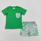 Baby Boy Girl Green Fish Sibling Summer Outfits Clothes Sets