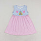 Baby Girls Sleeveless Castle Pink Dress