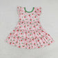 Baby Girl Strawberry Short Sleeves Twirl Dress