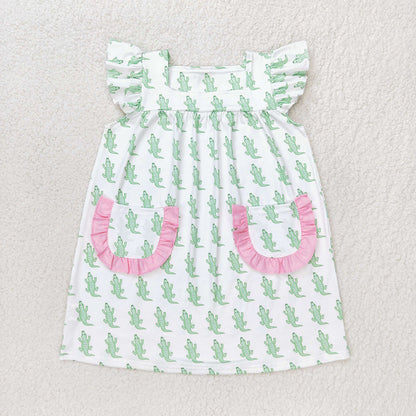 Baby Boy Girl Crocodile Green Sibling Dress Set