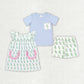 Baby Boy Girl Crocodile Green Sibling Dress Set