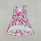 Baby Girls Rabbits Flower Easter Yoga Knee Length Shorts Pink Dress RTS