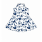 ( Moq 5 ) Baby Girls Toddler Straps Bows Team Knee Length Dresses Set