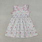 Sibling Baby Girls Kids Sleeveless Mermaid Ruffle Romper Dress Summer Clothes RTS