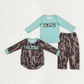 Baby Kids Toddler Boy Deer Ducks Sibling Camo Romper Clothes Set RTS