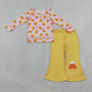 Baby Girls Kids Long Sleeves Candy Corn‌ Shirt Bell Pants Halloween Set Clothes RTS