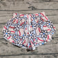 Baby Girl Baseball Flower Shorts Bottoms RTS