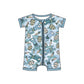 ( Moq 5 ) Preorder Baby Boys Infant Rabbits Eggs Camo Easter Zipper Romper Clothes