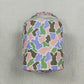 Baby Toddler Kids Embroidery Easter Rabbit Camo Print Basket Bag RTS