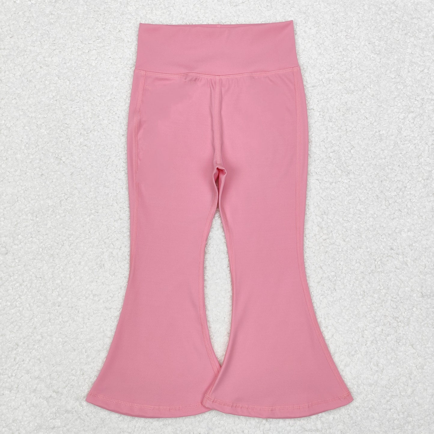 Baby Girl Pink Yoga Active Wear Bell Bottom Pants