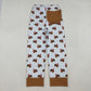 Adult Women Halloween turkey Stripes Pocket Pants Bottoms RTS