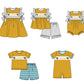 ( Moq 5 ) Baby Girls Kids Short Sleeves Team Bubble Summer Romper