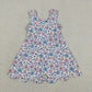 Baby Girls Kids Sleeveless Bows Flower Shorts Scallop Knee Length Dress Yoga Clothes  RTS