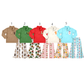 ( Moq 5 Each Style ) Sibling Baby Girls Kids Long Sleeves Zipper Pullovers Bell Pants Christmas Sets Clothes