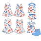Baby Girl July 4th Bows Sibling Dress Set ( Moq 5 Each Style ) 3.5