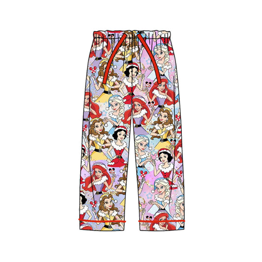 Adult Women Christmas Princess Pajamas Pants