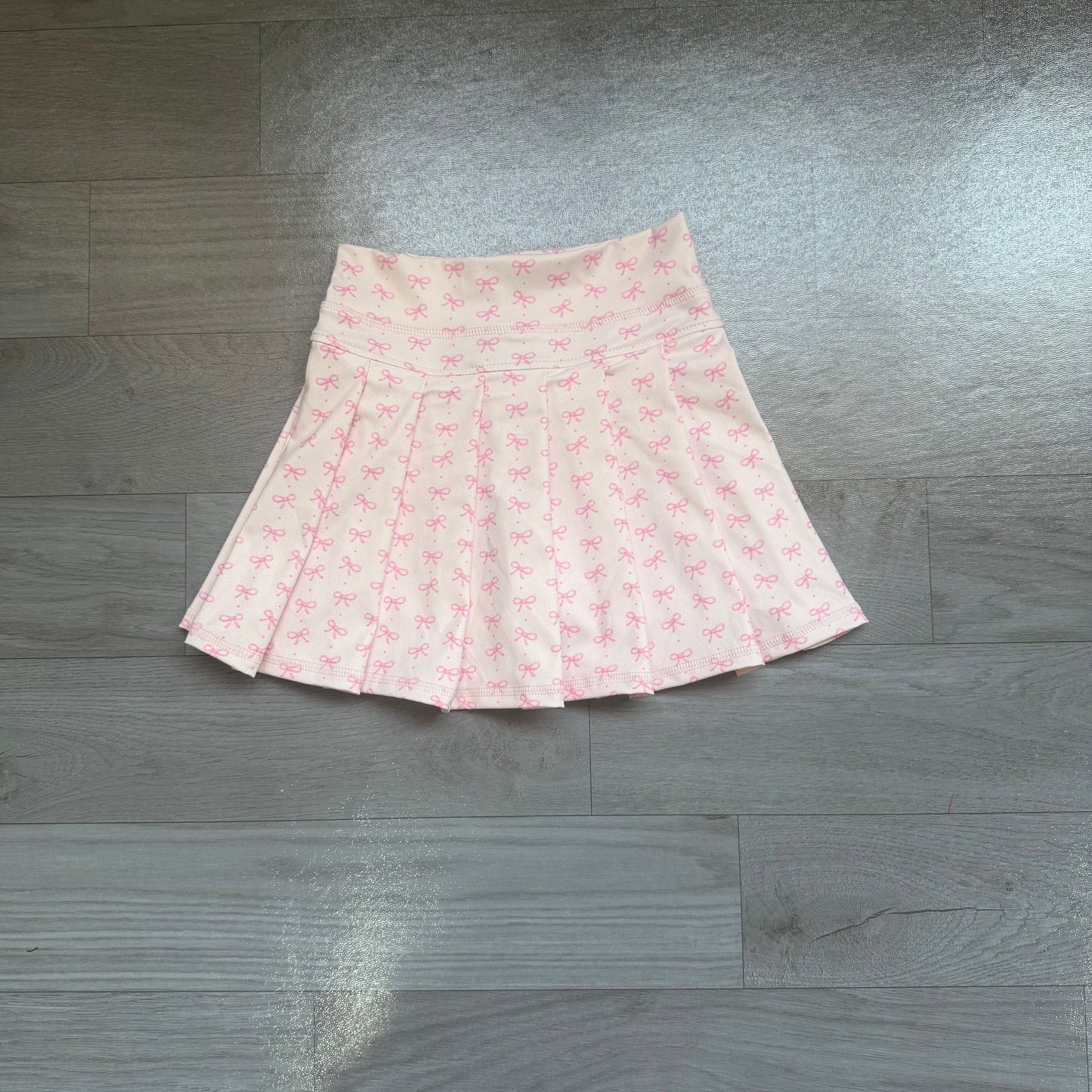 ( No moq ) Preorder Baby Girls Kids Pink Bows Skirt Shorts Bottoms Yoga Active Clothes