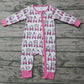 Baby Boy Infant Short Sleeves Stripes Team Buttons Romper