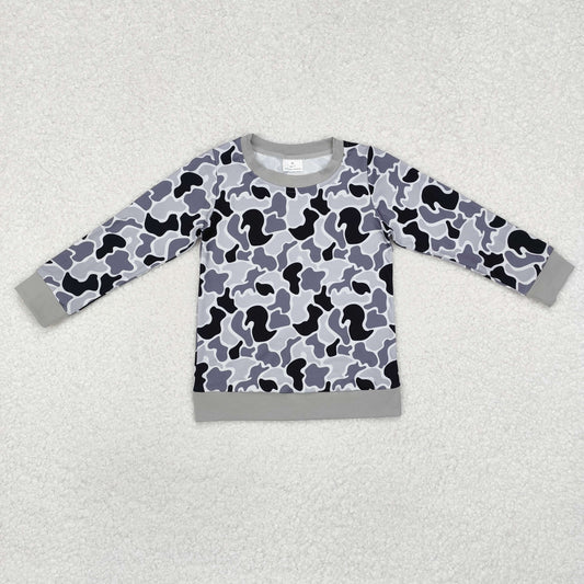 Baby Boy Long Sleeves Camo Shirt Pullover