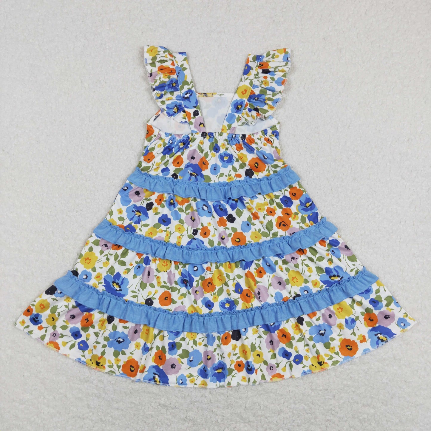 GSD0682 Easter Baby Boy Floral Ruffle Dress