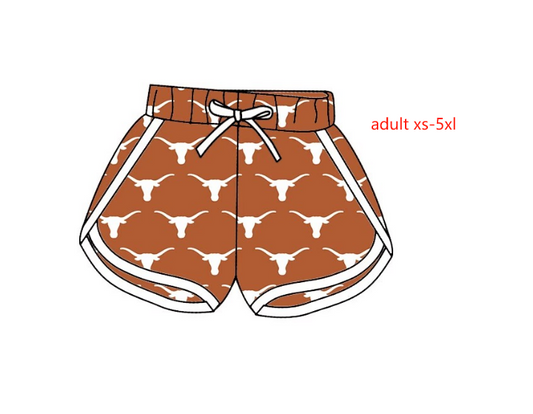 Adult Women Team Sports Cow Shorts