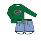 ( Moq 5 Each Style ) Baby Boys Girls Kids Team Sibling Green Jumpsuits Sets Swimsuits