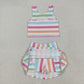 Baby Girl Sleeveless Colorful Stripes Tops Skort Yoga Active Set RTS