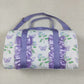 Baby Girl Kids Adult Flower Bows Butterfly Purple Ruffle Travel Package Gym Bags RTS