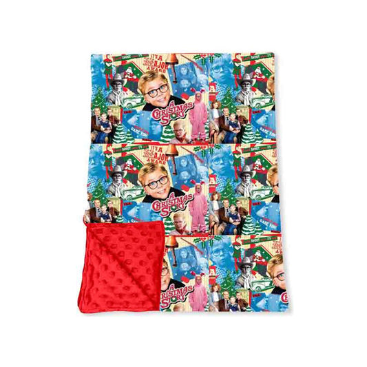 ( Moq 5 ) Preorder Baby Boys Kids Christmas Blanket