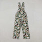 Baby Boys Kids Deer Green Camo Hunting Denim Overall Jumpsuit RTS