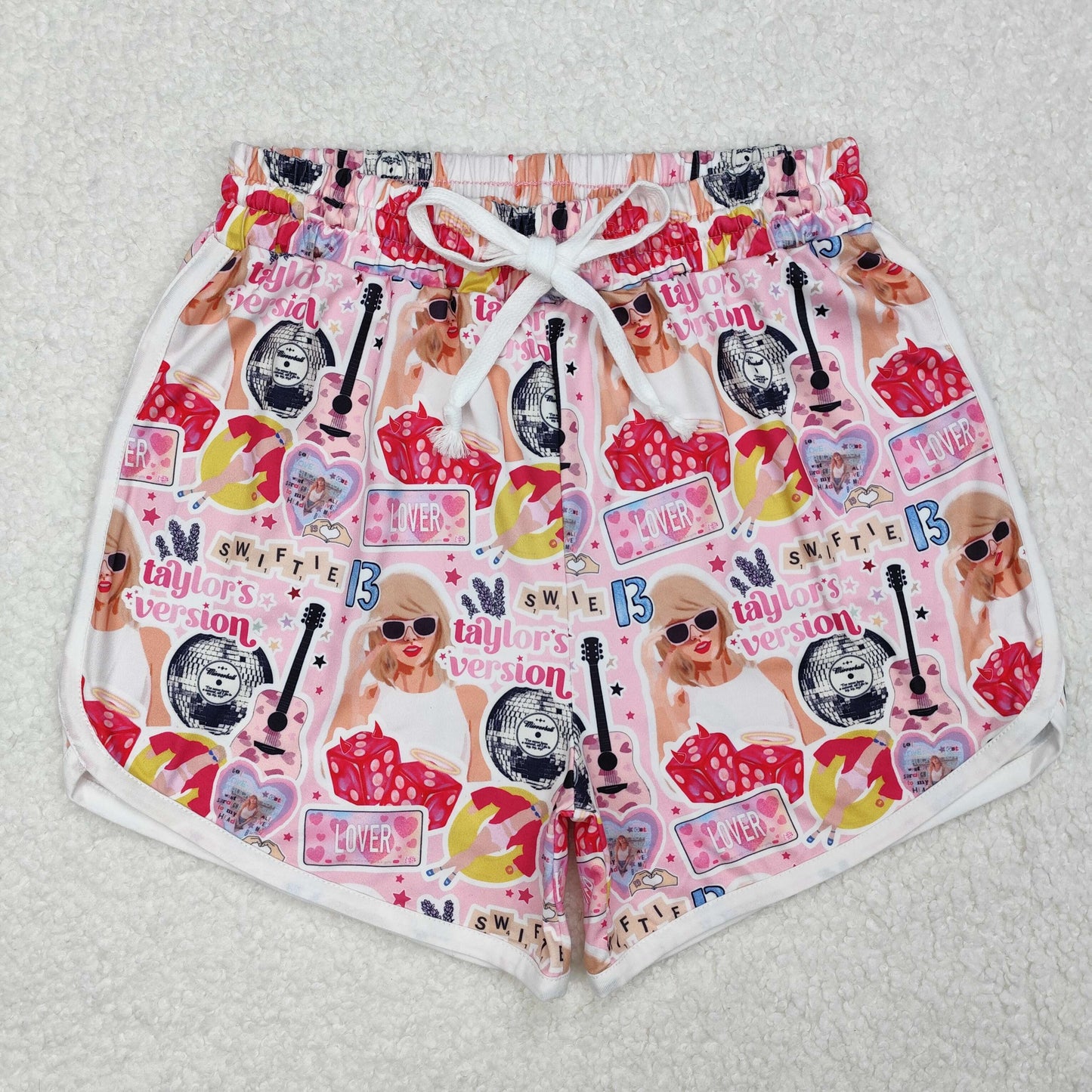 RTS Adult Women Singer Pink Summer Shorts