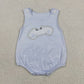 Baby Boys Infant Blue Sleeveless Car Summer Bubble Romper RTS