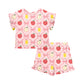 ( Moq 5 Each Style ) Sibling Baby Girls Kids Short Sleeves Pencil Bows Flower Shirts Shorts Back to School Sets