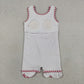 Baby Girls Toddler Sleeveless Red Plaid Yoga Active Knee Length Scallop Dress RTS