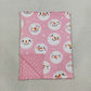 Baby Girls Kids Christmas Pink Blanket RTS