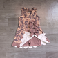 ( No moq ) Preorder Baby Girls Kids Sleeveless Camo Bows Shorts Scallop Dress Yoga Active Clothes
