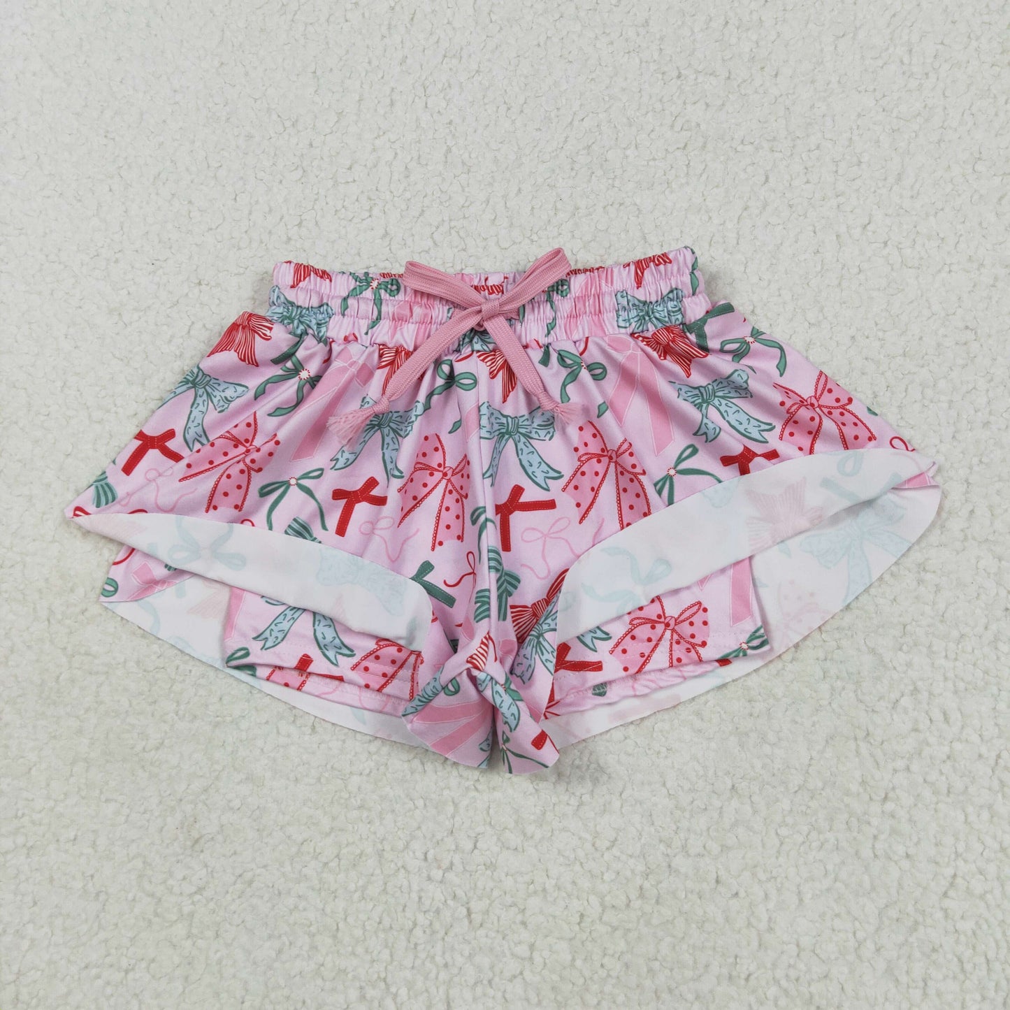 Baby Girl Toddler Bows Shorts Pink Bottoms RTS