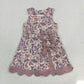 Baby Girls Kids Sleeveless Camo Bows Shorts Scallop Dress Yoga Active Clothes RTS
