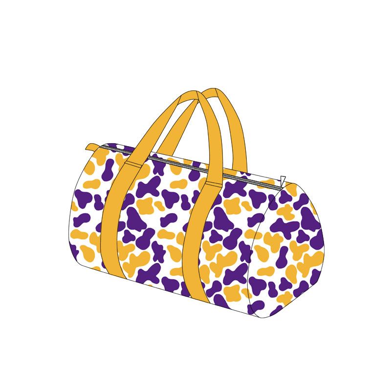 ( Moq 5 ) Preorder Toddler Kids Adult Orange Purple Camo Print Travel Package Gym Bag