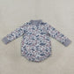 Sibling Baby Kids Adult Women Long Sleeves Grey Camo Print Romper Shirt Clothes RTS