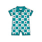( Moq 5 Each Style ) Baby Boys Girls Toddler Bows Team Sibling Green Shorts Dress Shirt Set Clothes
