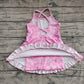 Baby Girl Athletic Yoga Butterfly Pink Active Wear Skort Dress RTS