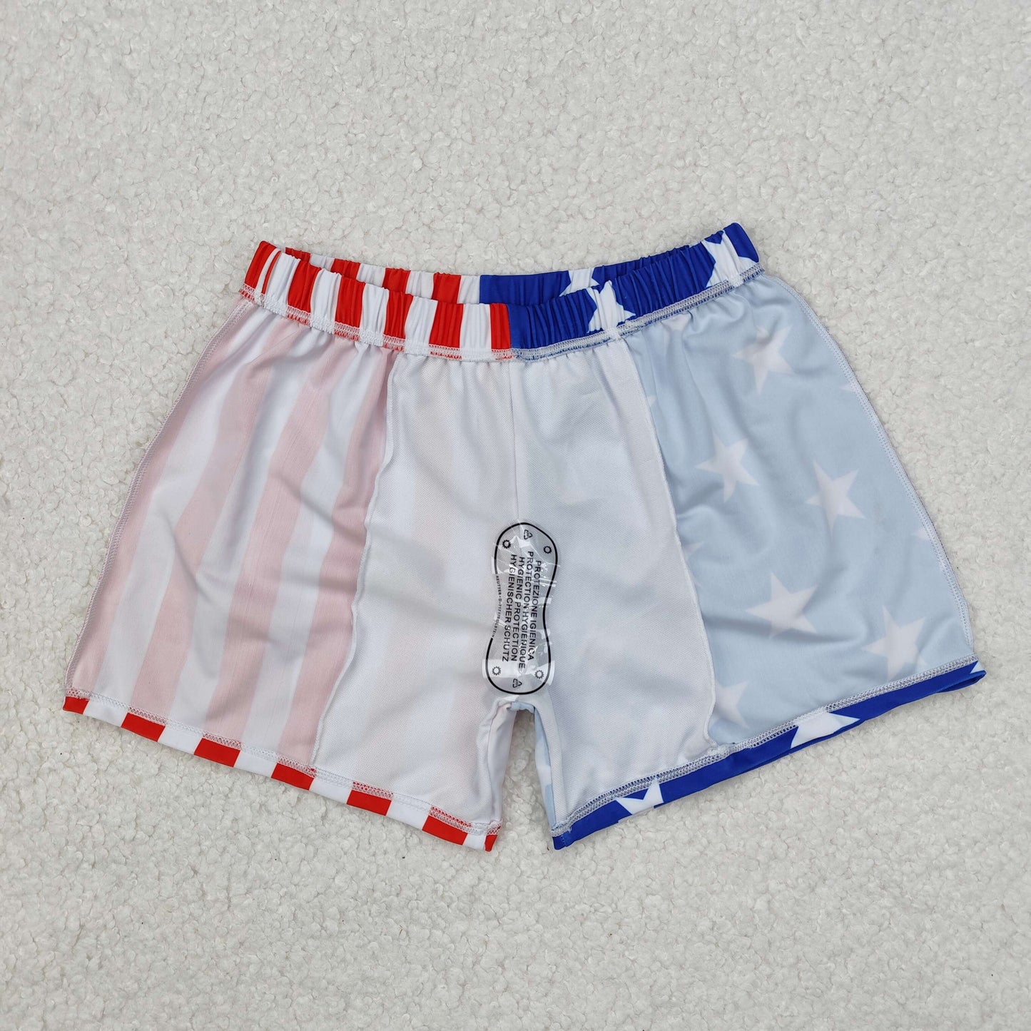 Baby Boy July 4th Star Striped Swim Trunks Shorts